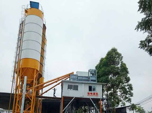 180m3/h Concrete Batching Plant is establishing in Mandalay