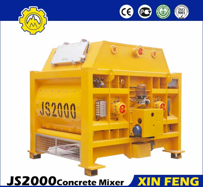 JS2000 Concrete Cement Mixer-Concrete Mixer-Zhengzhou XinFeng machinery