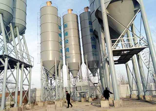 180m³/h Concrete Batching Plant has set up in Bukhara