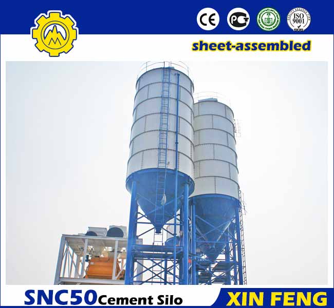 Sheet-assembled 50T Cement Silo