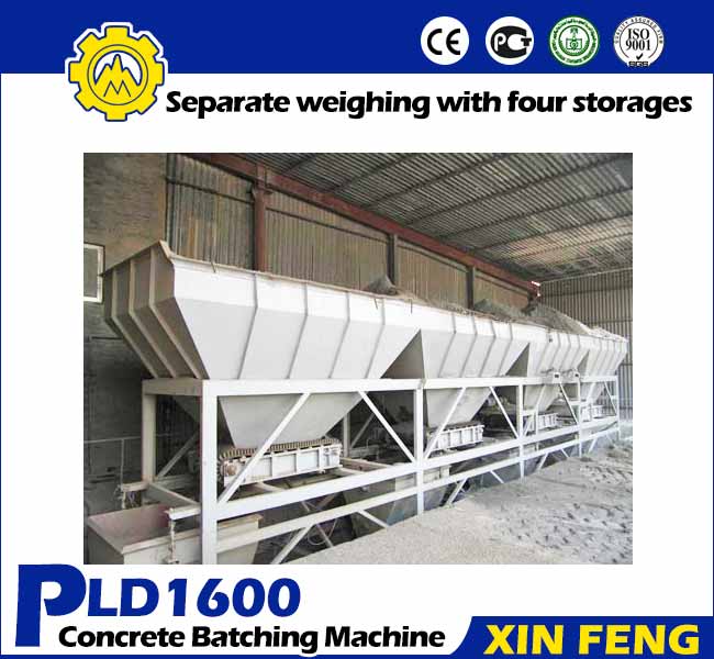 PLD1600 Concrete Batching Machine