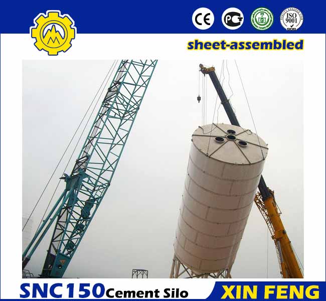 Sheet-assembled 150T Cement Silo