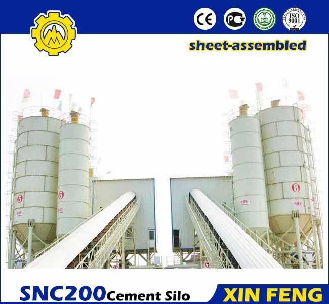 Sheet-assembled 200T Cement Silo