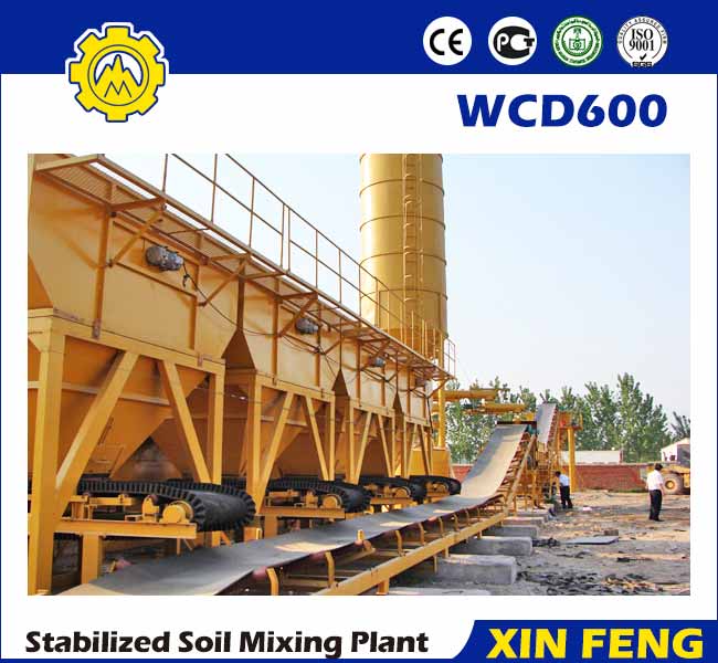 WCD600 stabilized soil batching plant
