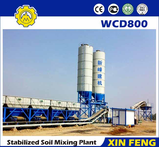 Stabilized soil mixing station