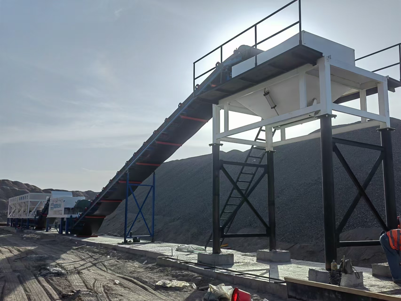 Stabilized soil mixing plant 800t